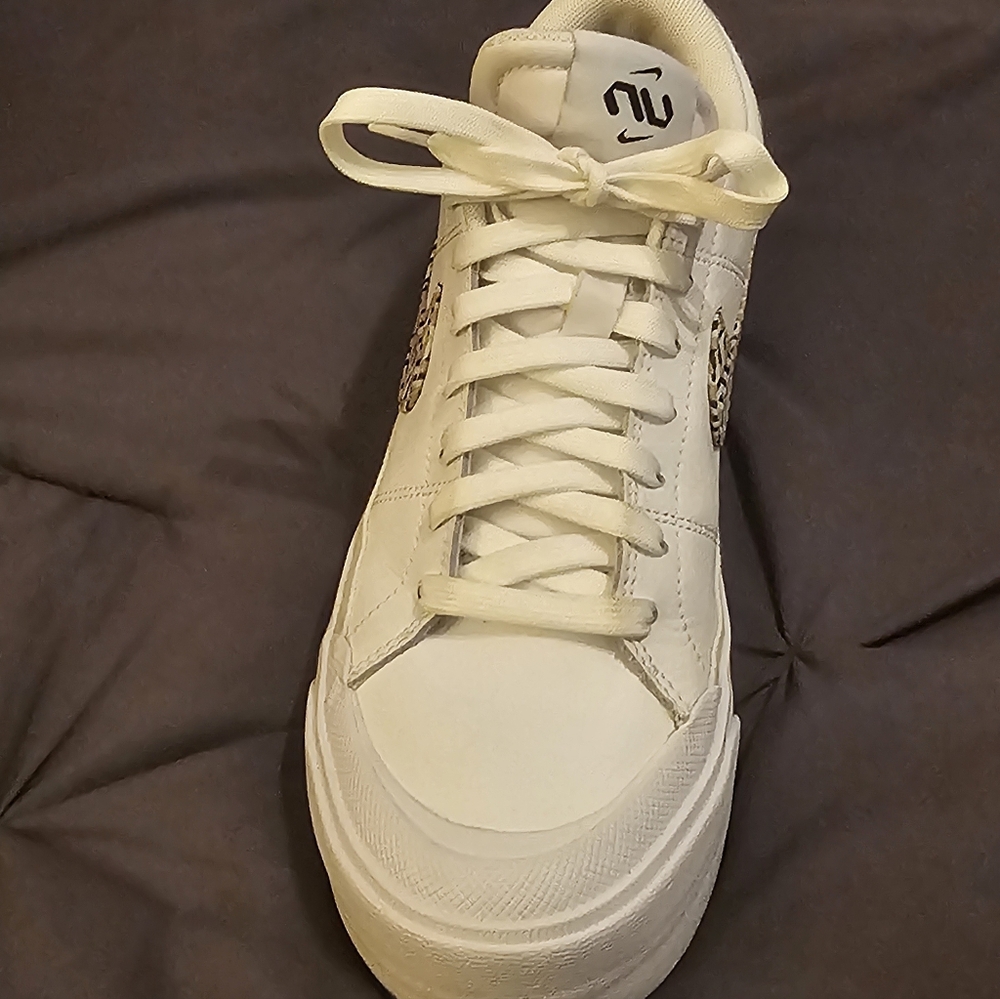 White Nike Sneaker with Logo